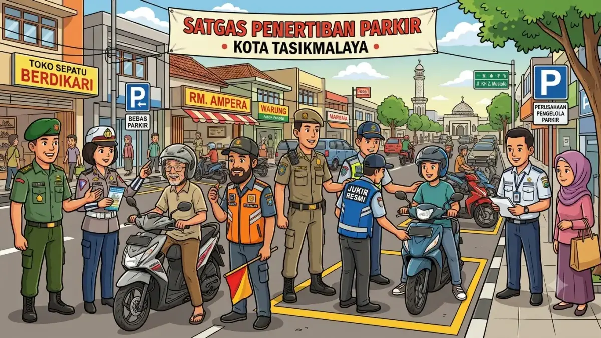 satgas penertiban parkir kota tasikmalaya