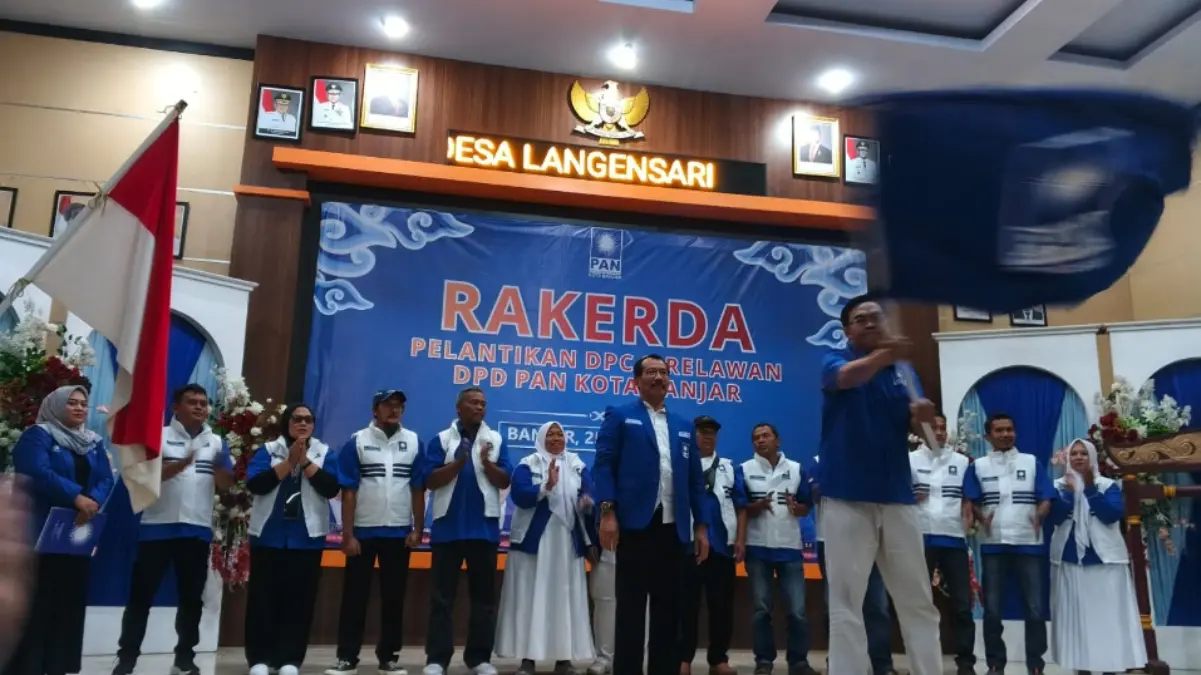 Relawan PAN Kota Banjar Dilantik, Ketua Titip Pesan Pan