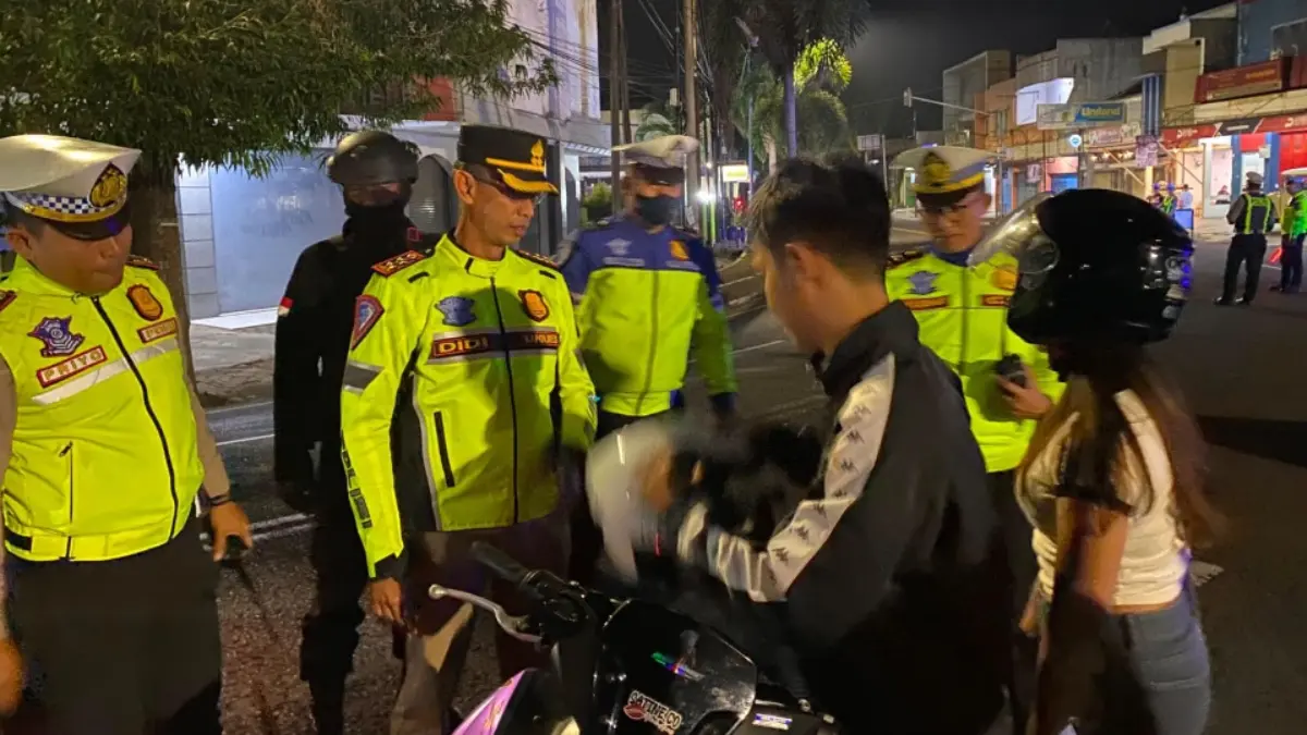 Gencarkan Razia di Pusat Kota Banjar, Kendaraan Mencurigakan Jadi Target Razia
