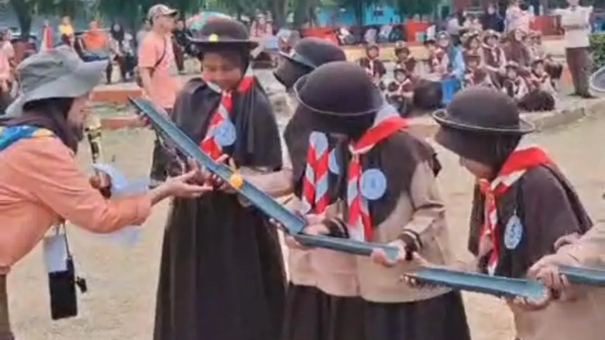 Pesta Siaga di Kota Banjar Diisi Beragam Perlombaan Tradisional Siaga pramuka