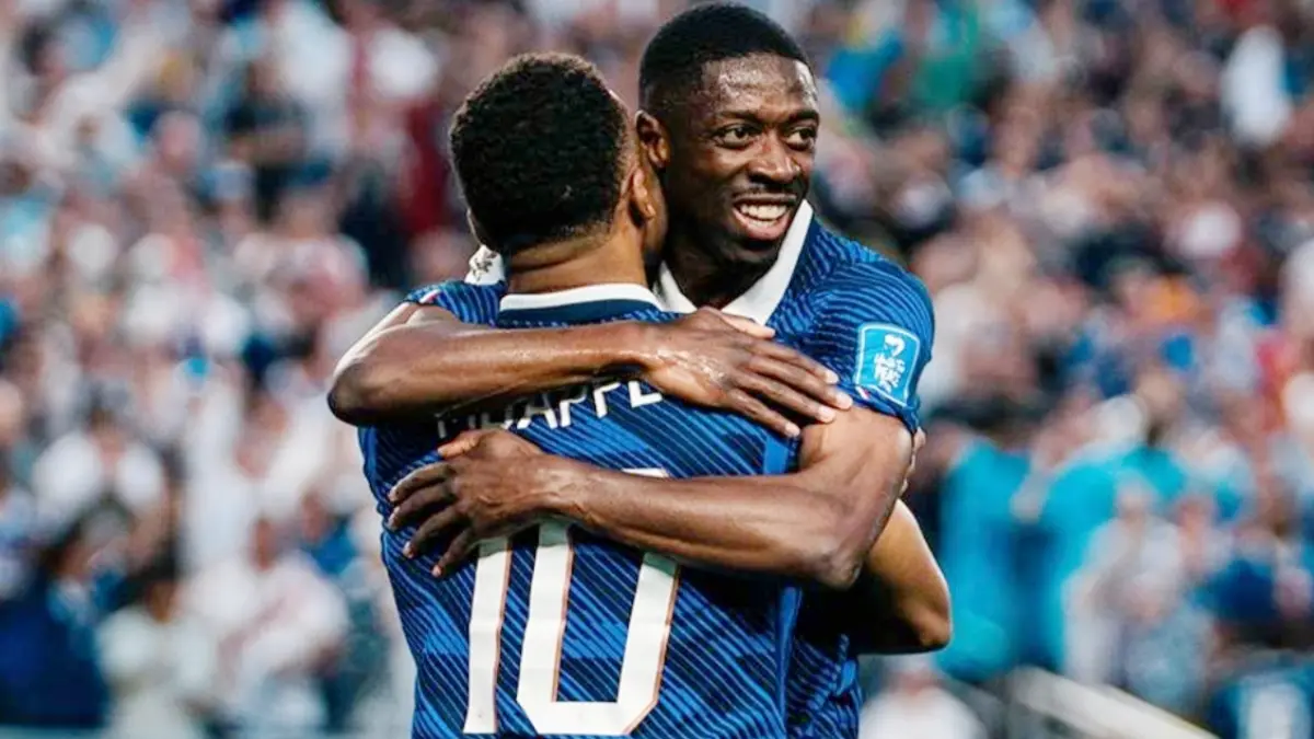 Prancis Punya Lini Serang Terbaik di Dunia: Setara dengan Brasil Era 1970 dan 2002 Kylian Mbappe dan Ousmane Dembele
