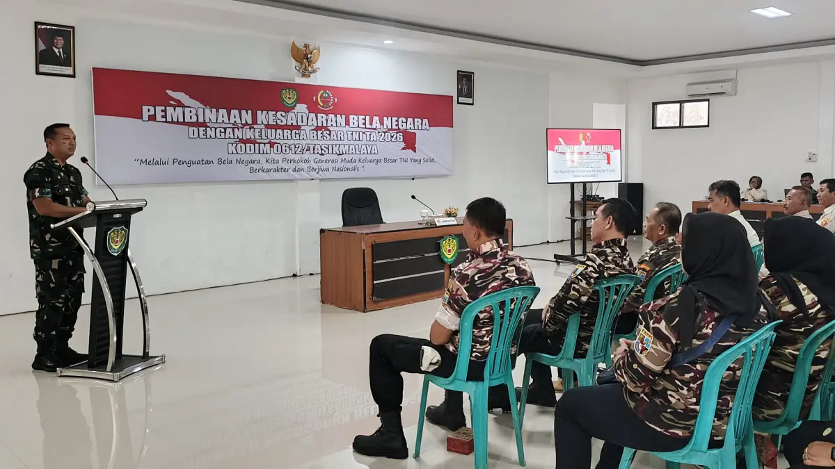 Kesadaran Bela Negara Diperkuat, Keluarga Besar TNI di Tasikmalaya Jadi Benteng Persatuan pembinaan kesadaran bela negara
