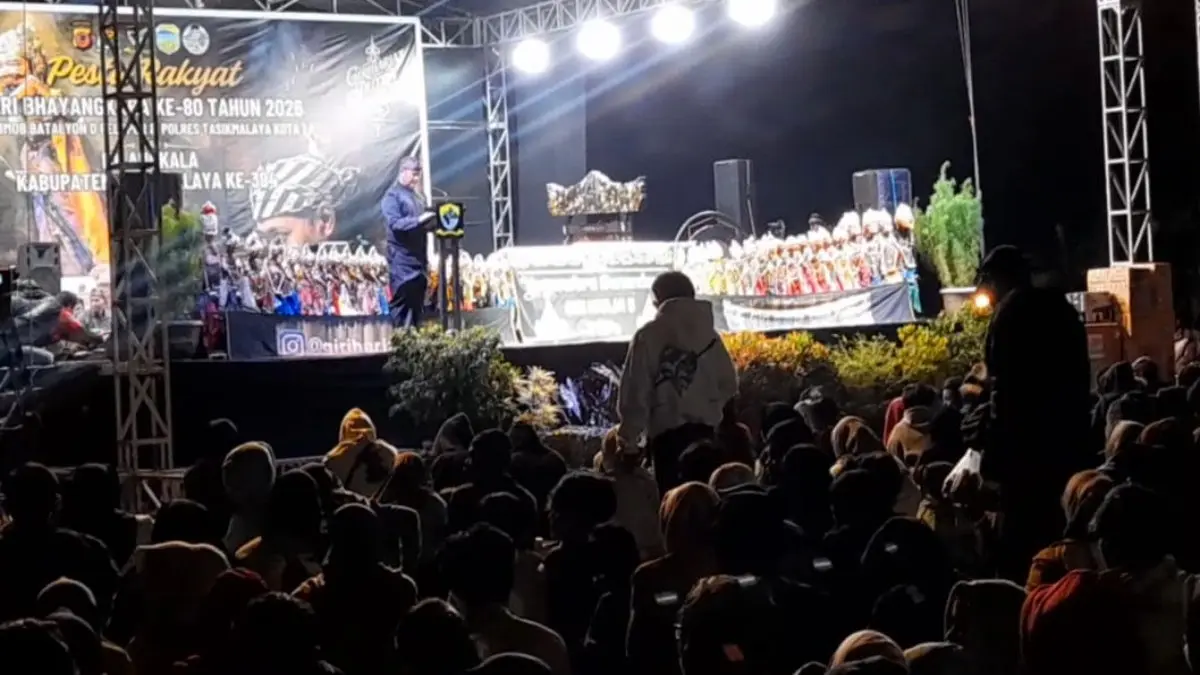 pesta rakyat Brimob Cineam Tasikmalaya