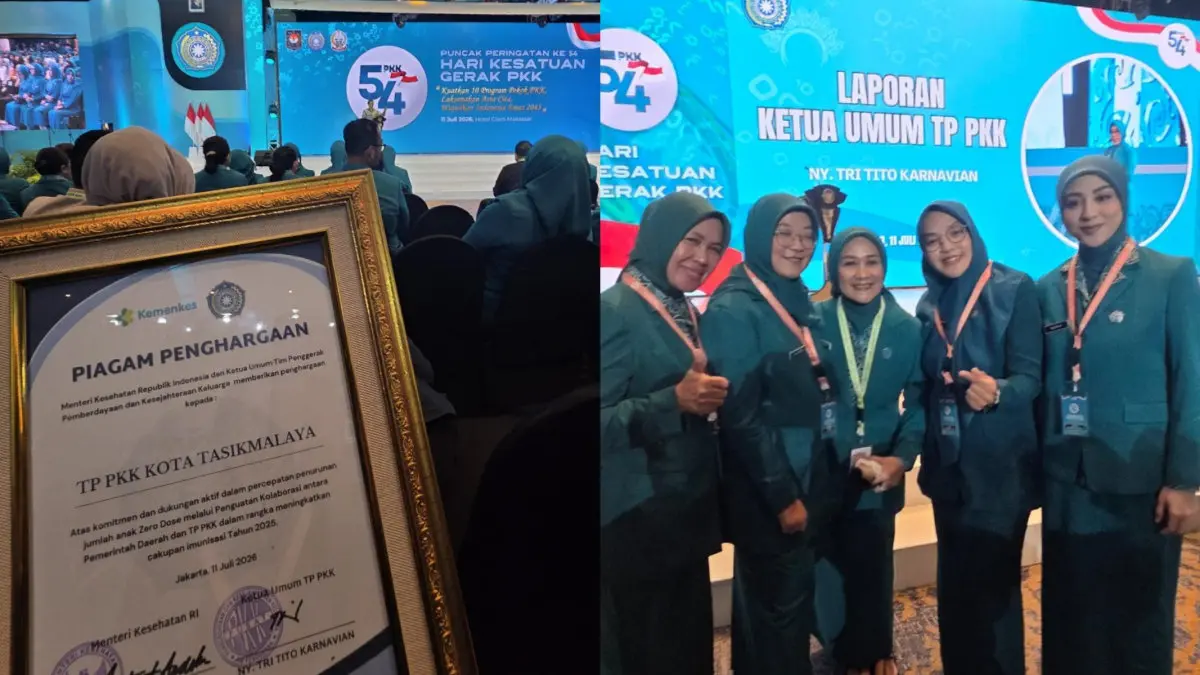 TP PKK Kota Tasikmalaya raih penghargaan nasional