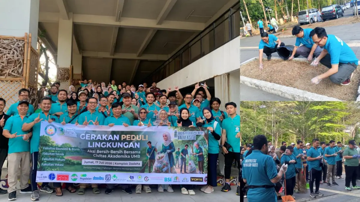 UMB bersihkan sampah di Dadaha