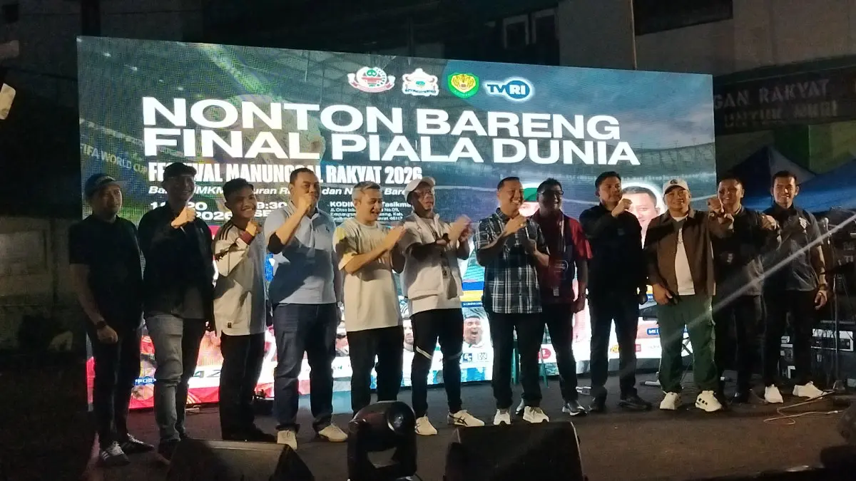 Nobar Final Piala Dunia di Kodim 0612 Tasikmalaya Jadi Penggerak UMKM untuk Siapkan Ekosistem Ekonomi Baru Nobar Final Piala Dunia