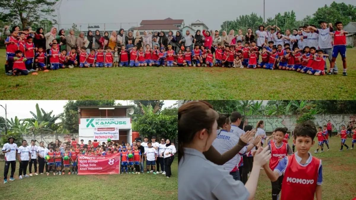 MOMOYO dan KITABISA Hadirkan Campaign Momoyo untuk 1000 Mimpi Anak Sepak Bola Indonesia Momoyo dan Kitabisa