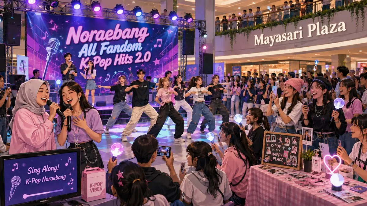 Demam K-Pop Bakal Guncang Tasik: Mayasari Plaza Siapkan Noraebang All Fandom Noraebang All Fandom