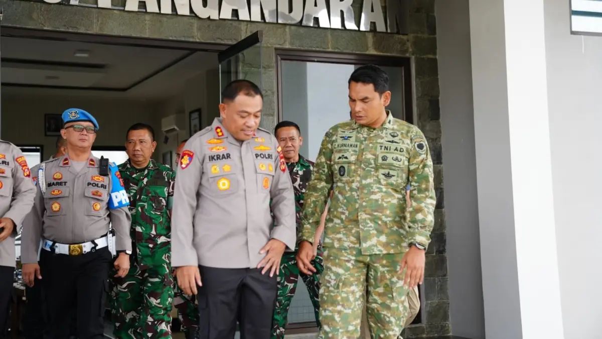Polres dan Kodim Pangandaran Sepakat Jaga Kondusivitas tni polri, polres pangandaran kodim pangandaran