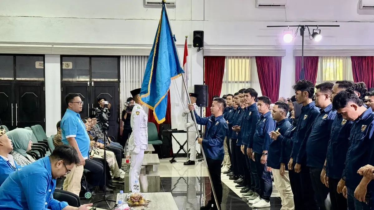 Pemuda Motor UMKM Digital, Burhanudin Muslim Resmi Dilantik Jadi Ketua KNPI Kabupaten Tasikmalaya pelantkan knpi