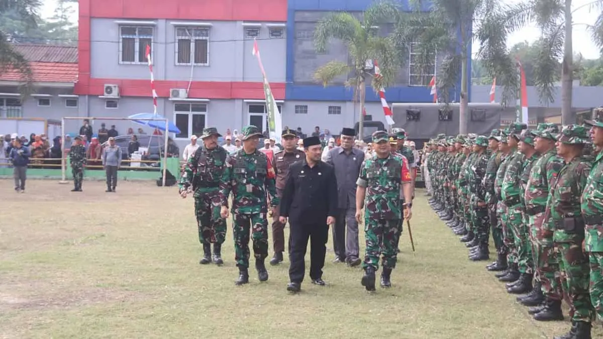 TMMD ke-129 Resmi Dibuka di Parungponteng, TNI Bersama Pemkab Tasikmalaya Bangun Jalan, RTLH, Hingga Sumur Bor TMMD ke-129 Tasikmalaya