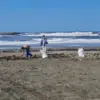 batu bara pantai batuhiu pangandaran
