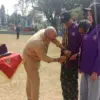 pelepasan mahasiswa KKN Unigal di Pangandaran