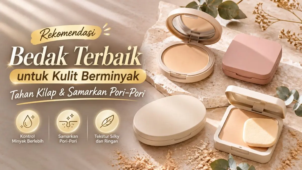 Bedak untuk Kulit Berminyak