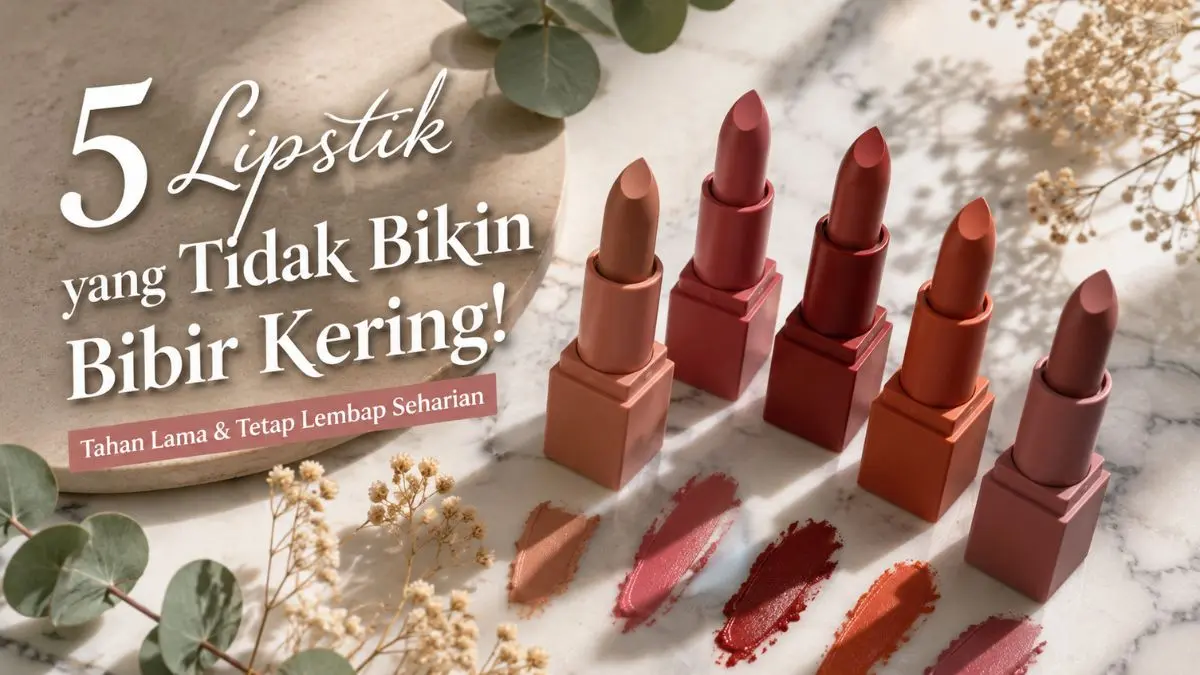 Top 5 Lipstik yang Tidak Kering di Bibir, Tahan Lama dan Nyaman Dipakai Seharian Lipstik yang Tidak Kering di Bibir