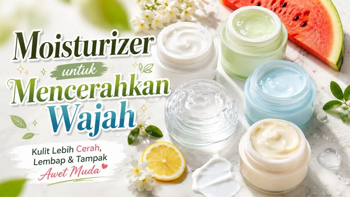 5 Moisturizer untuk Mencerahkan Wajah Terbaik di 2026 Ampuh Hempas Flek Hitam! Moisturizer untuk Mencerahkan Wajah