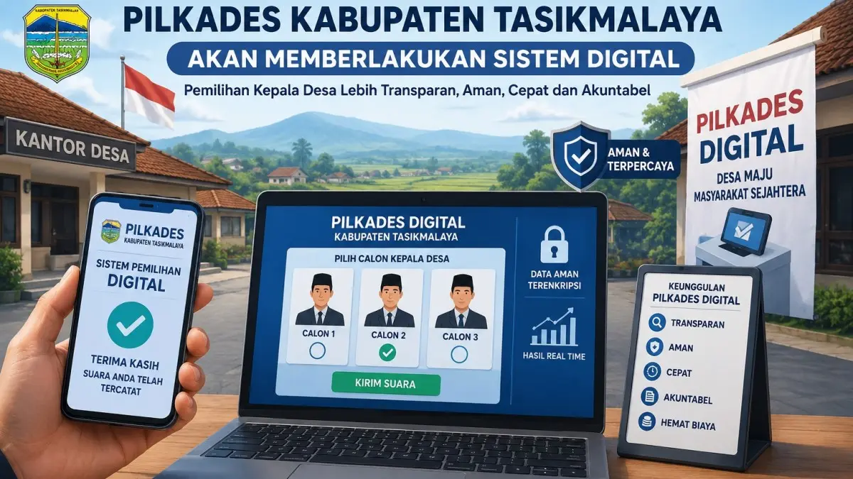 Siap-Siap! Pilkades di Kabupaten Tasikmalaya Bakal Terapkan Sistem Digital Secara Bertahap Pilkades di Kabupaten Tasikmalaya