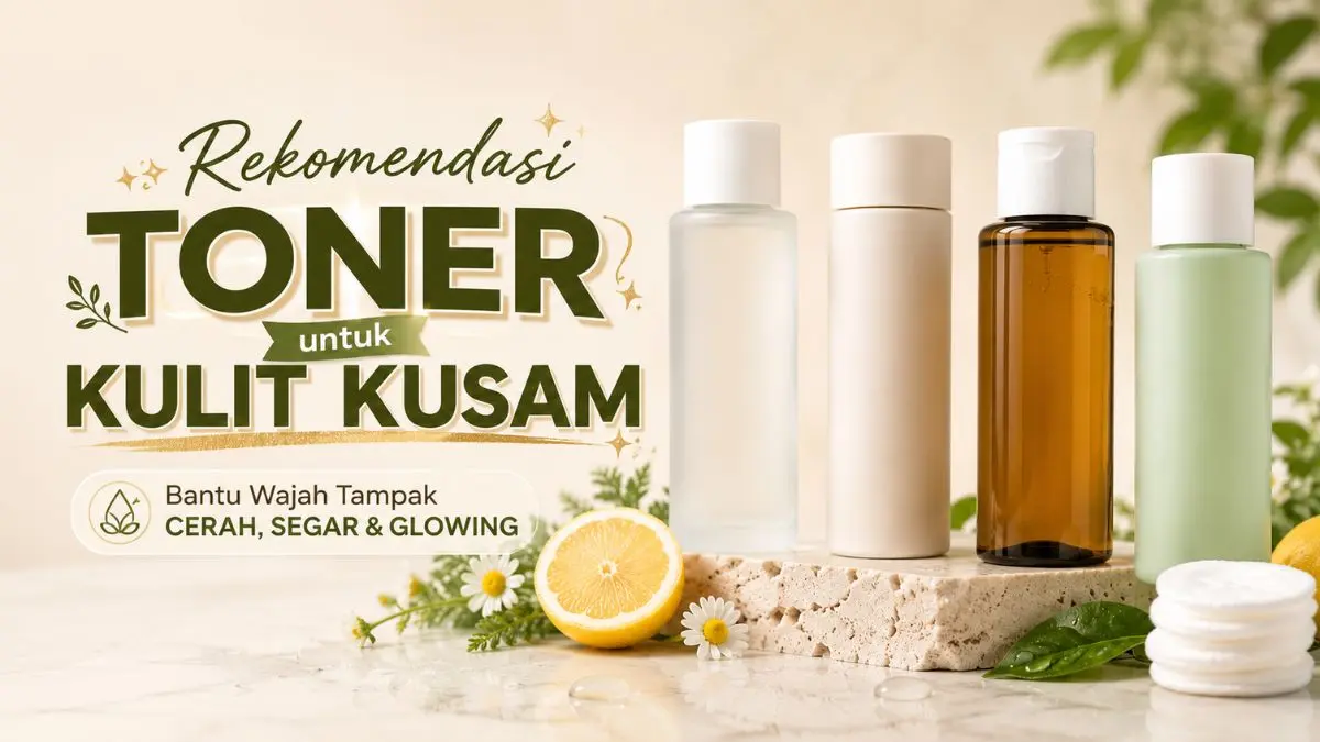Rekomendasi Toner untuk Kulit Kusam yang Bikin Wajah Auto Cerah dan Fresh Toner untuk Kulit Kusam