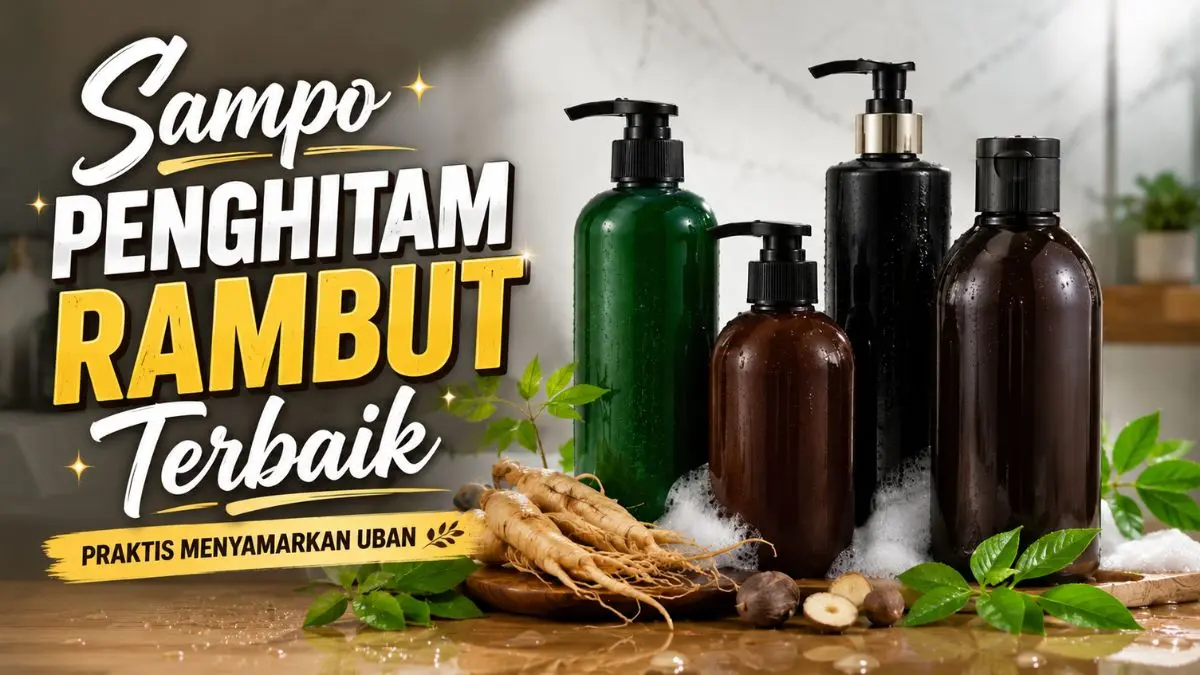 Rekomendasi Sampo Penghitam Rambut yang Praktis untuk Menutupi Uban Tanpa Harus ke Salon Sampo Penghitam Rambut