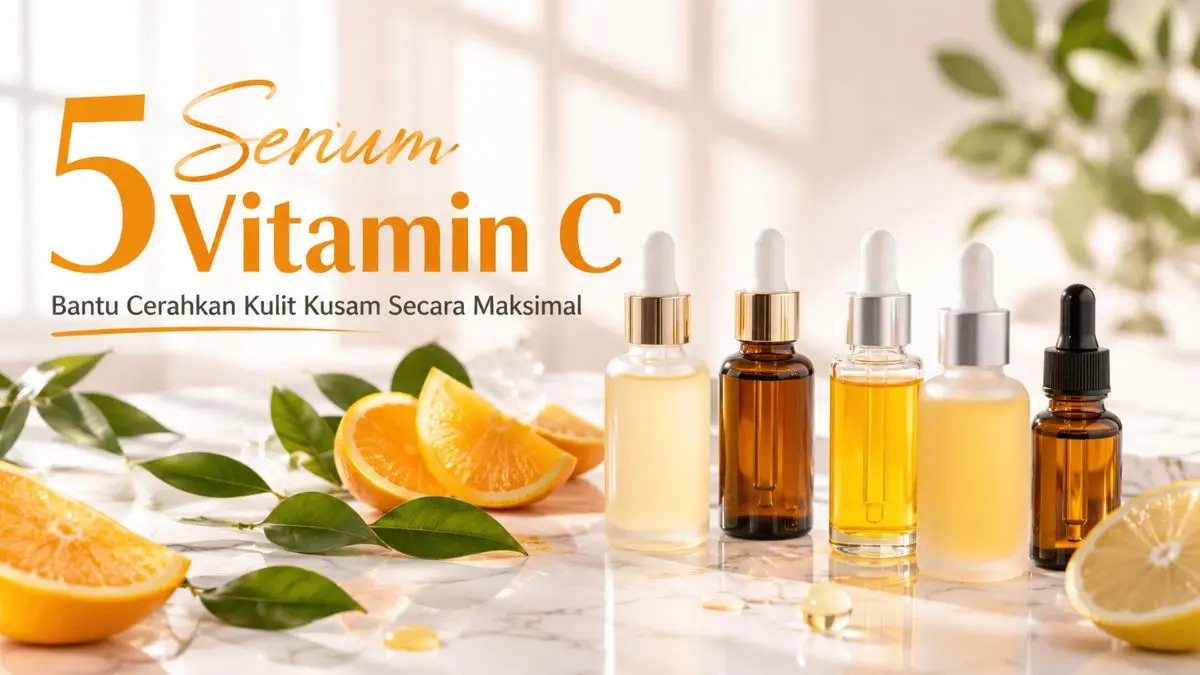 Rekomendasi Serum Vitamin C Terbaik untuk Kulit Kusam, Wajah Auto Glowing! Serum Vitamin C