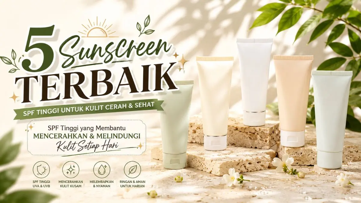 5 Sunscreen yang Bagus Bikin Kulit Kusam Tampak Lebih Cerah Seketika! Sunscreen yang Bagus
