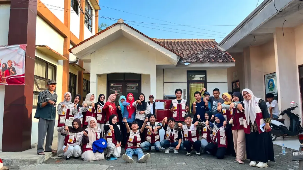 Mahasiswa Umtas Rancang Alat Pembakar Sampah Ramah Lingkungan, Berbahan Bakar Oli Bekas Mahasiswa kkn umtas, alat pembakar sampah