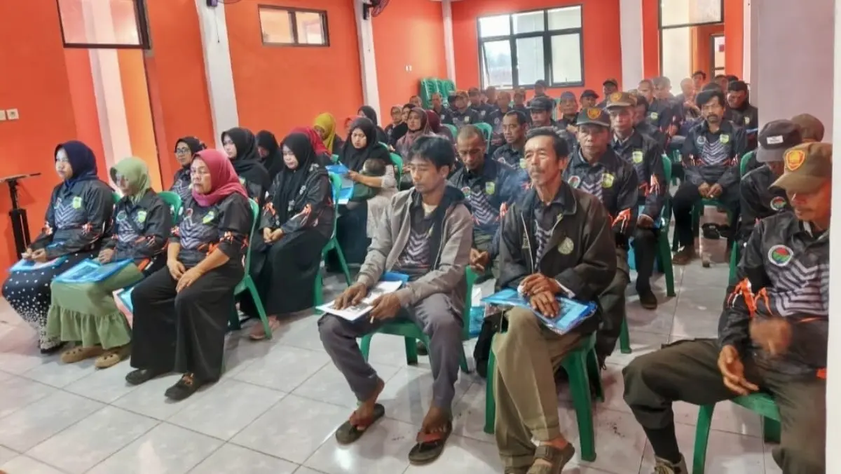 Siaga Hadapi Kekeringan, Linmas dan RT di Mangunreja Tasikmalaya Dilarih Tanggap Bencana Kekeringan tasikmalaya