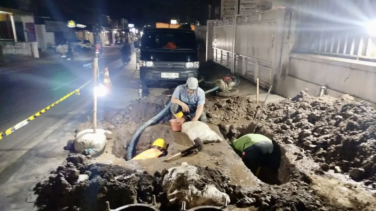 Perumda Tirta Sukapura Tasikmalaya Perbaiki Pipa Utama, Normalisasi Air Butuh Hingga Tujuh Hari Perumda tirta sukapura