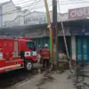 Kebakaran toko buku di pangandaran
