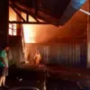 Kebakaran eks pabrik gula