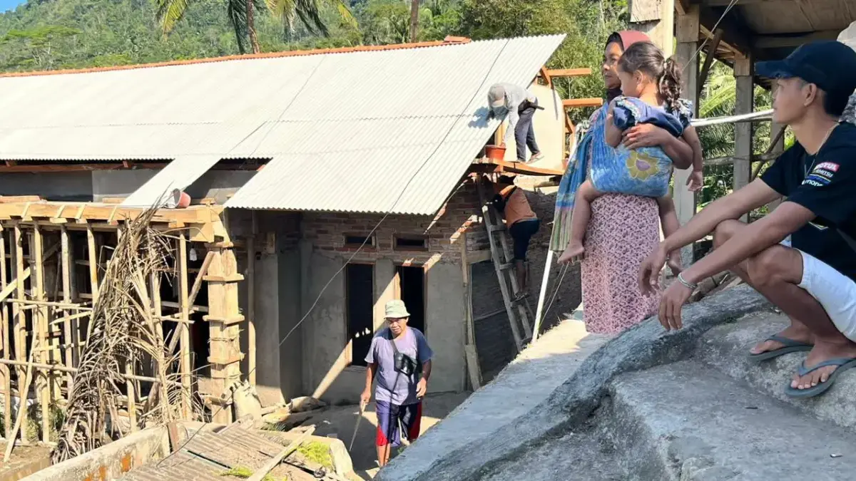TMMD ke-129 Bikin Haru Keluarga Dadi, dari Hidup Menumpang Menuju Rumah Impian radartasik.id