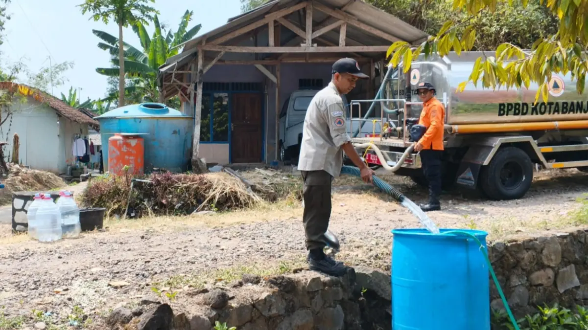 Pataruman Kota Banjar Paling Terdampak Kekeringan, Penyaluran Air Hampir Setiap Hari Air bersih