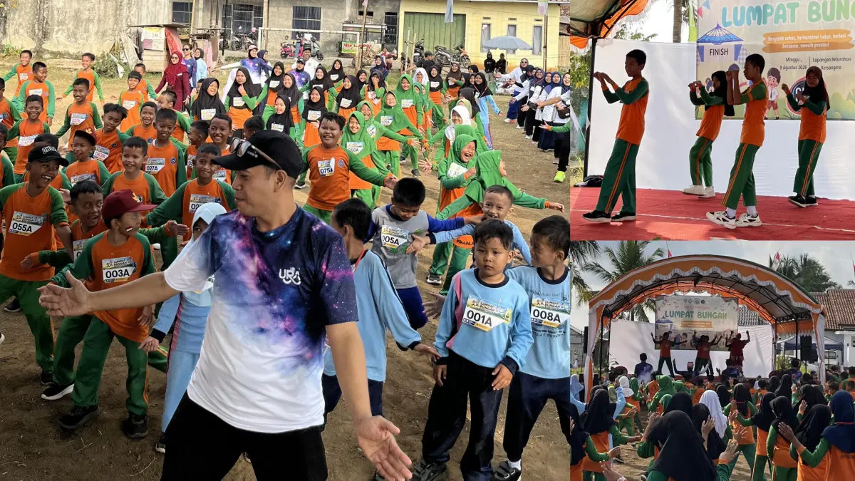 Lumpat Bungah SDN 2 Kersanagara Kota Tasikmalaya Dorong Siswa Rajin Olahraga dan Peduli Lingkungan Lumpat Bungah