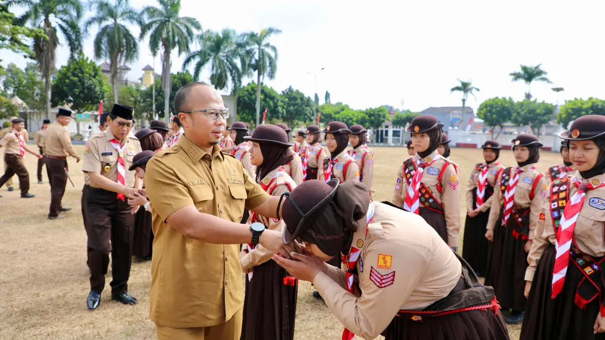 50 Anggota Pramuka Kota Tasikmalaya Dilepas ke Jambore Nasional, Jaga Wajah Daerah kontingen Pramuka Kota Tasikmalaya