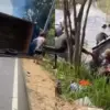 kecelakaan maut di Jalan Raya Jamanis