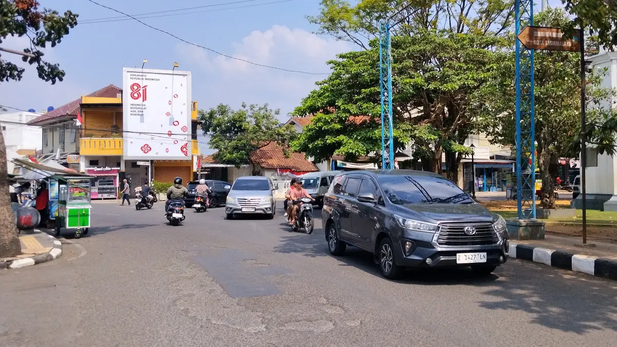 Rekayasa Lalu lintas Dadaha Kota Tasikmalaya untuk Sebar Keramaian, Ada Pengguna Jalan yang Dikorbankan rekayasa lalu lintas di Dadaha
