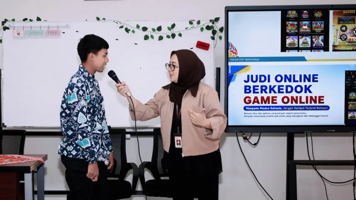 OJK Tasikmalaya edukasi pelajar tentang judi online