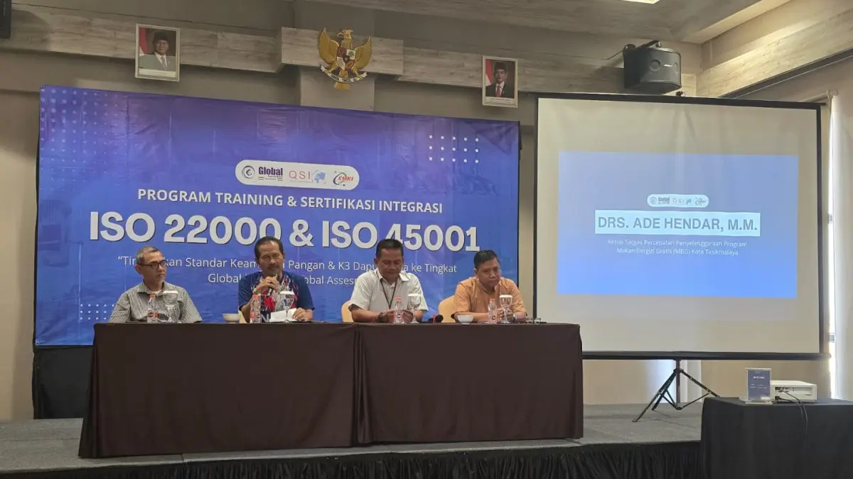 Satgas MBG Kota Tasikmalaya Soroti Sertifikasi Dapur, Jangan Asal Klaim HACCP dan ISO keamanan pangan dapur MBG