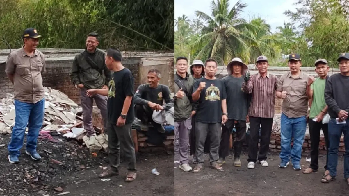 Usman Kusmana bantu korban kebakaran