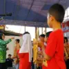 pelestarian angklung anak di Sambongpari Tasikmalaya