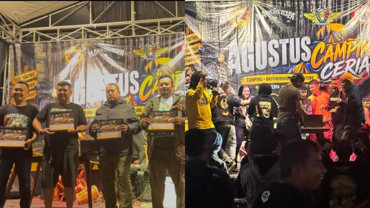 Satu Vespa, Satu Tujuan, Satu Keluarga: Mengejar Purnama di Galunggung! Camping Ceria komunitas Vespa Tasikmalaya