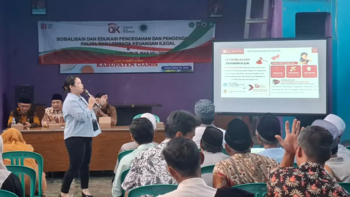 OJK Tasikmalaya Ingatkan Warga Ciamis Jangan Tergiur Pinjol dan Investasi Ilegal OJK Tasikmalaya edukasi warga Ciamis