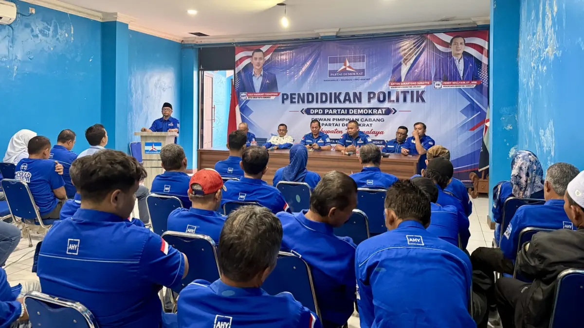 Pendidikan Politik Partai Demokrat Kabupaten Tasikmalaya, Perkuat Kader hingga Tingkat Ranting Partai demokrat