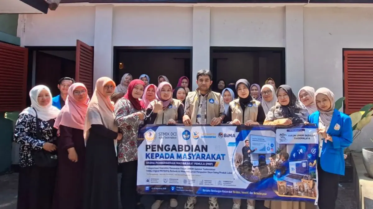 STMIK DCI Dorong UMKM Sadulur Tasikmalaya Naik Kelas lewat AI dan Meta Ads pelatihan AI generatif UMKM Tasikmalaya