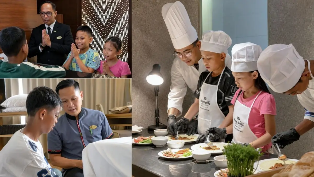 Bukan Sekadar Menginap, Santika Indonesia Ajak Anak SOS Children’s Villages Intip Rahasia Dunia Perhotelan SOS Children’s Villages