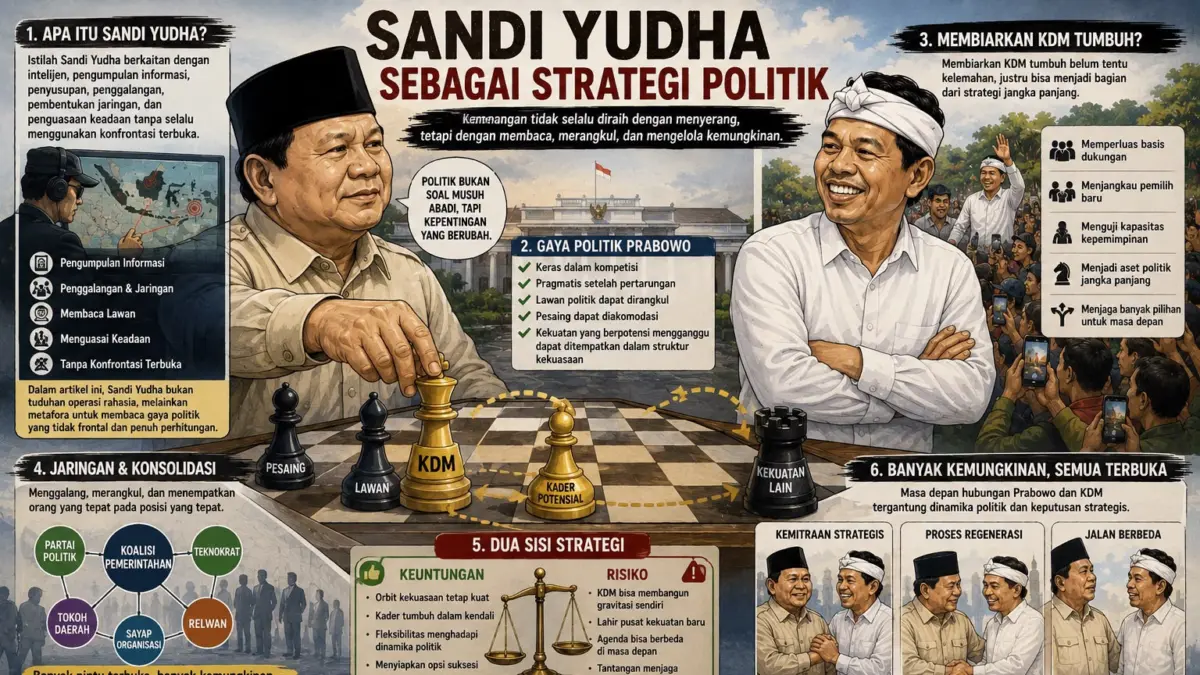 Prabowo, KDM (part 5): Sandi Yudha sebagai Strategi Politik! Prabowo kdm