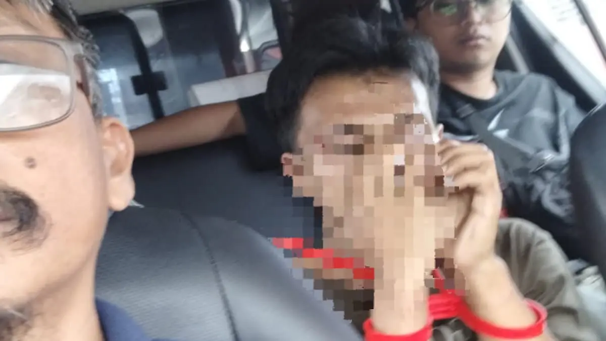 pengemudi ojol dijerat tali