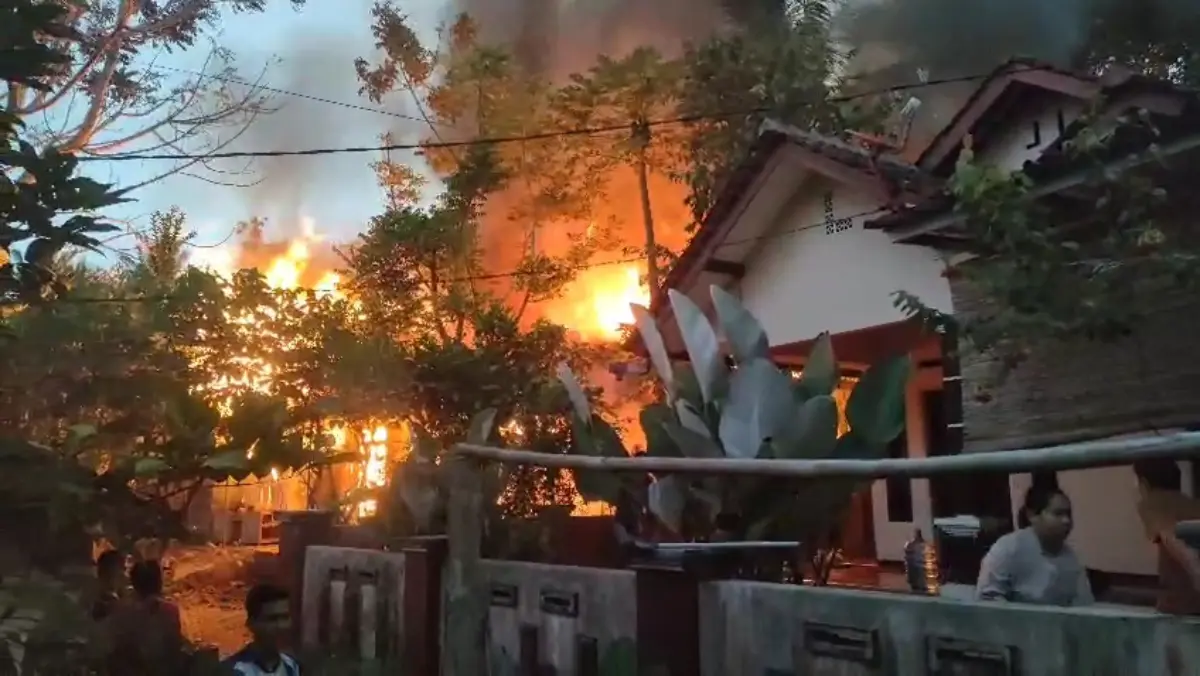 Agustus Belum Genap 2 Pekan, di Pangandaran Sudah ada 9 Peristiwa Kebakaran kebakaran di pangandaran