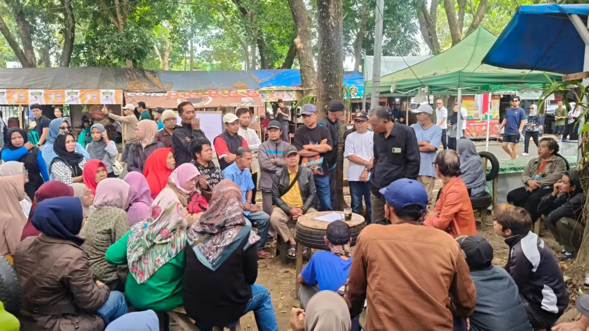 PKL Trek Jogging Dadaha Tasikmalaya Minta Solusi Sebelum Pengosongan Penataan pkl dadaha