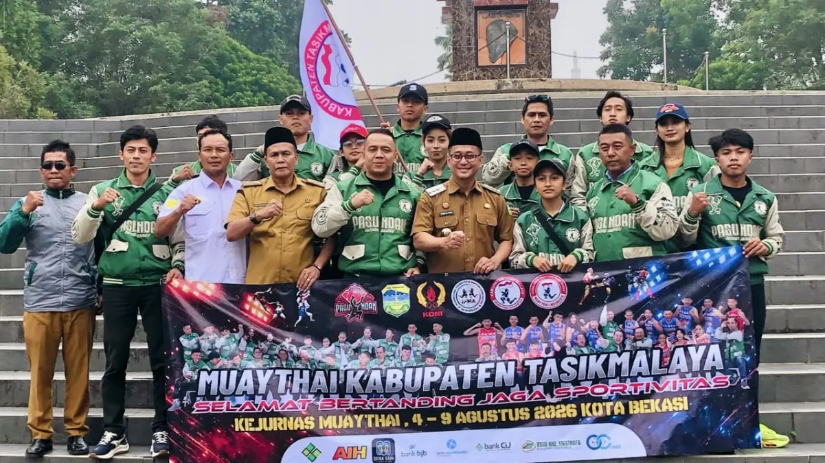 Pasundan Muaythai Academy Tasikmalaya Kirim 9 Atlet ke Kejurnas, Bidik Medali Jelang Porprov Jabar Muaythai tasikmalaya
